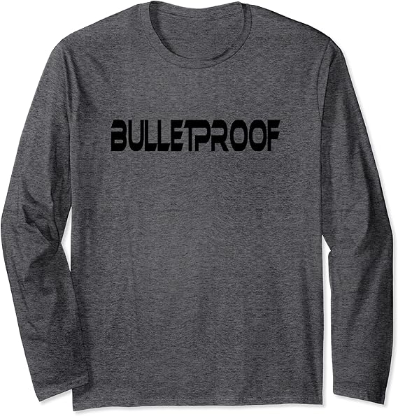 Bulletproof Long Sleeve TShirt Amazon.co.uk Sports & Outdoors